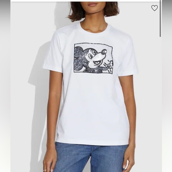Coach | Disney Mickey Mouse X Keith Haring T Shirt Large - Picture 2 of 11